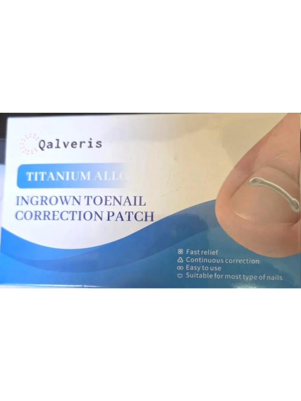Titanium Alloy Ingrown Toenail Correction Patch For Nail Pain Relief Exp 01/2028